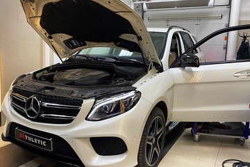 Чип-тюнинг Mercedes-Benz GLE 350D 3.0 (249 л.с.). Отключение систем экологии. Удаление AdBlue и сажевого фильтра, изготовление midpipe